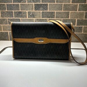 Authentic Vintage Christian Dior Honeycomb Monogram Crossbody Bag - France